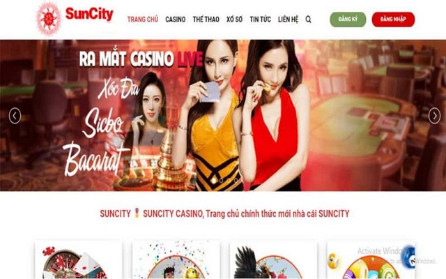 Suncity cung cấp hàng loạt tựa game đổi thưởng hấp dẫn